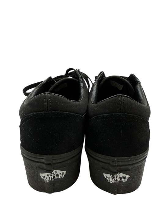 Vans Old Skool Stackform Suede/Canvas Triple Black 7.5 - Picture 4 of 6